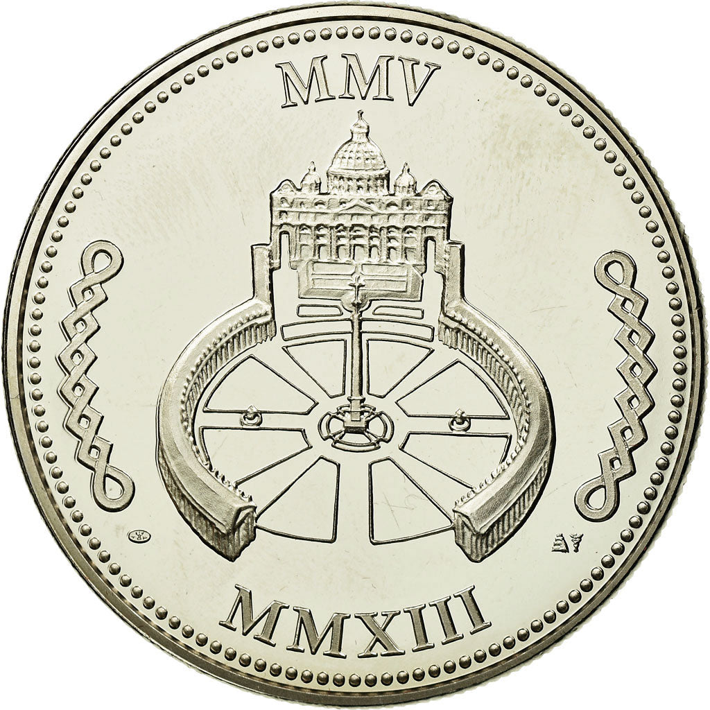 Vaticaan, Medaille, Le Pape Benoit XVI, FDC, Copper-nickel