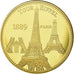 France, Medal, Paris - La Tour Eiffel, MS(65-70), Copper Gilt