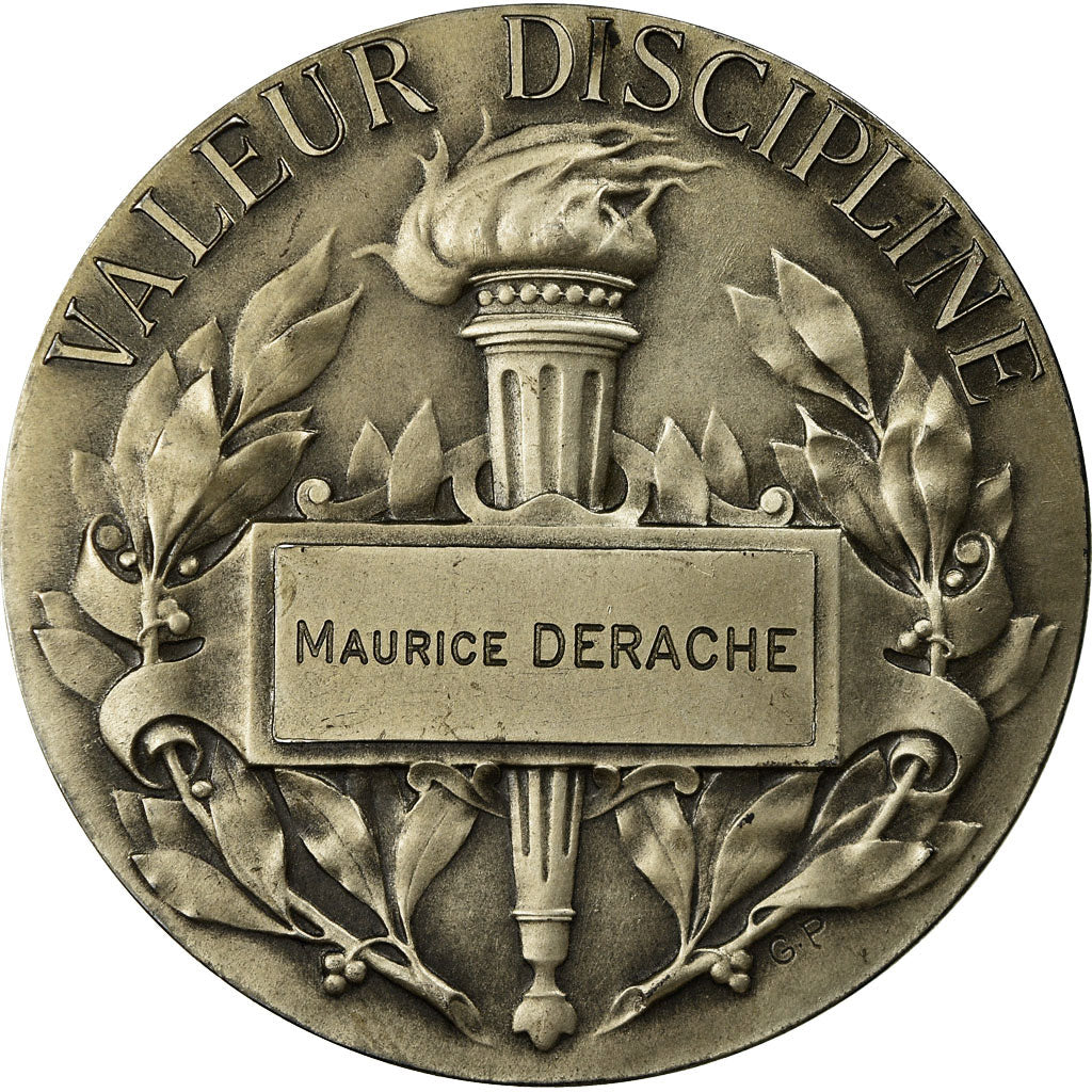 Francja, Medal, Maréchal Foch, Valeur-Discipline, Undated, Prud'homme.G