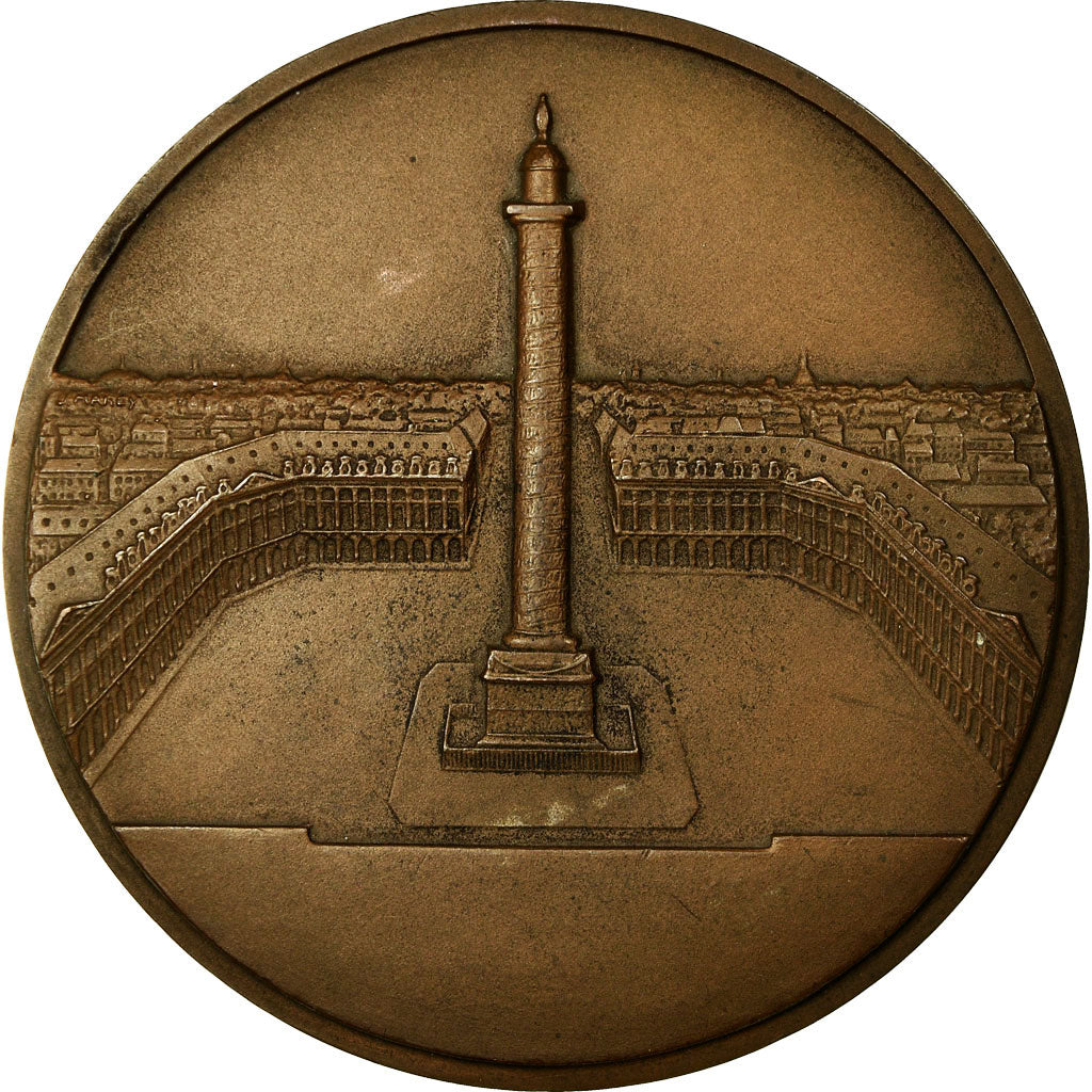 Francia, medalla, Compagnie d'Assurances l'Union, 125ème Anniversaire, 1954