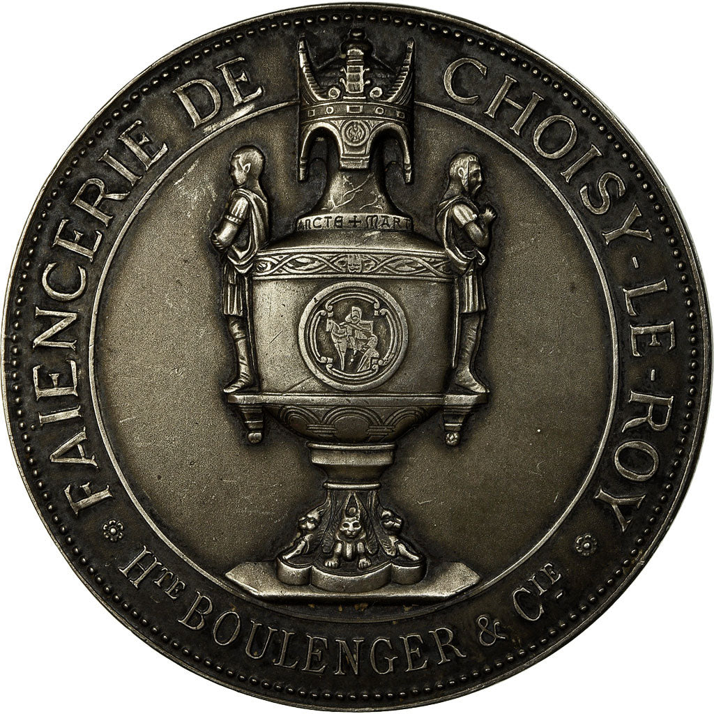 France, Médaille, Faïencerie de Choisy-le-Roy, Boulanger & Cie, 1928, SUP+