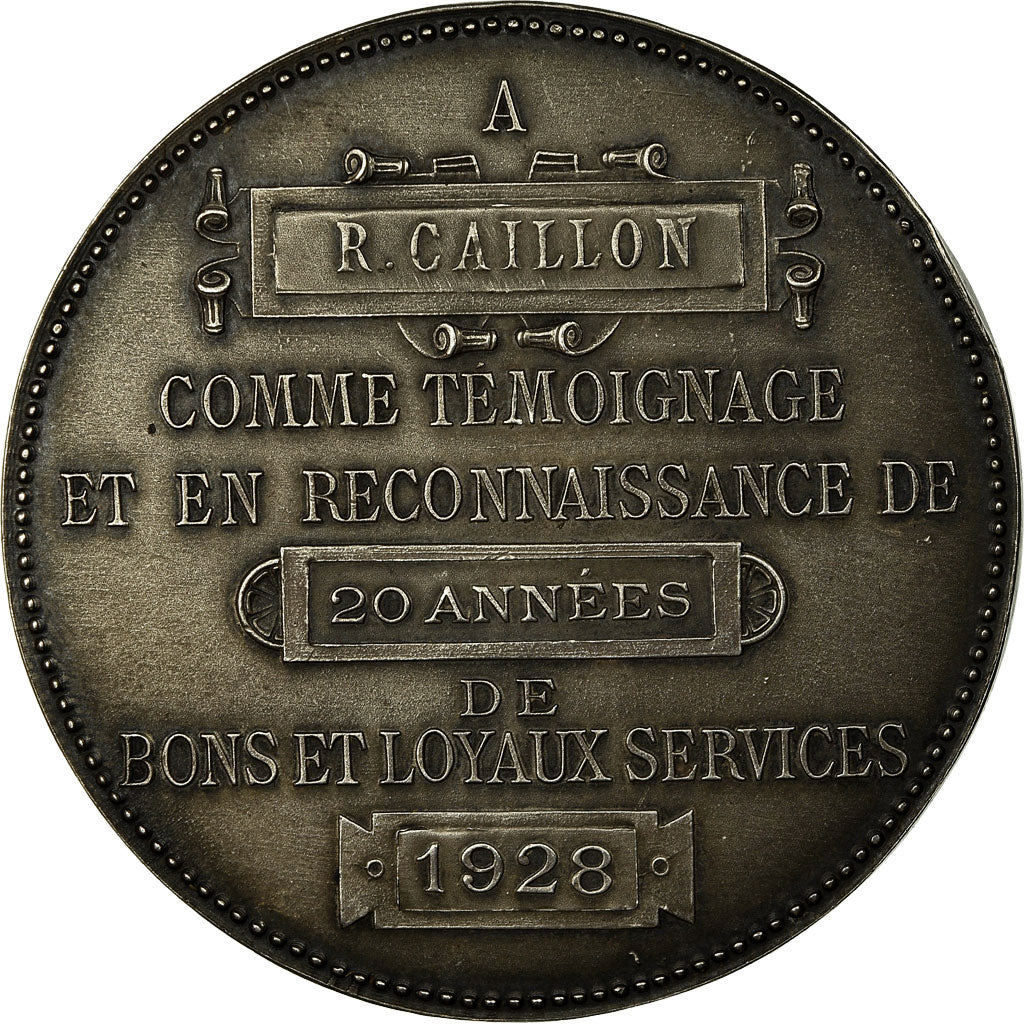 France, Médaille, Faïencerie de Choisy-le-Roy, Boulanger & Cie, 1928, SUP+
