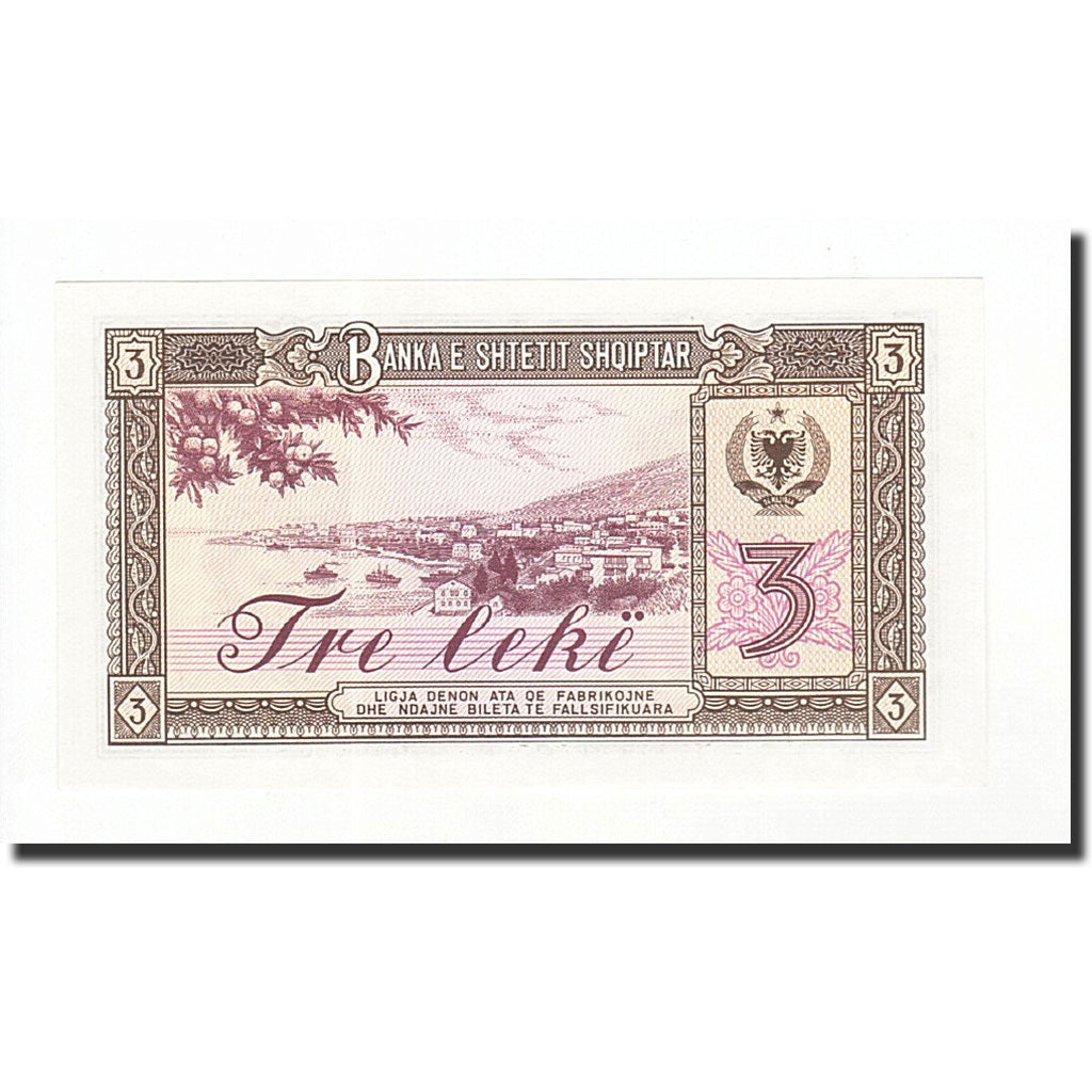 Albania, 3 Lekë, UNC(65-70)