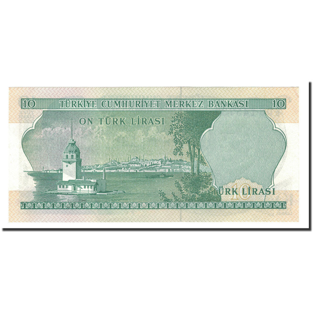 Banknote, Turkey, 10 Lira, 1975, KM:186, UNC(65-70)