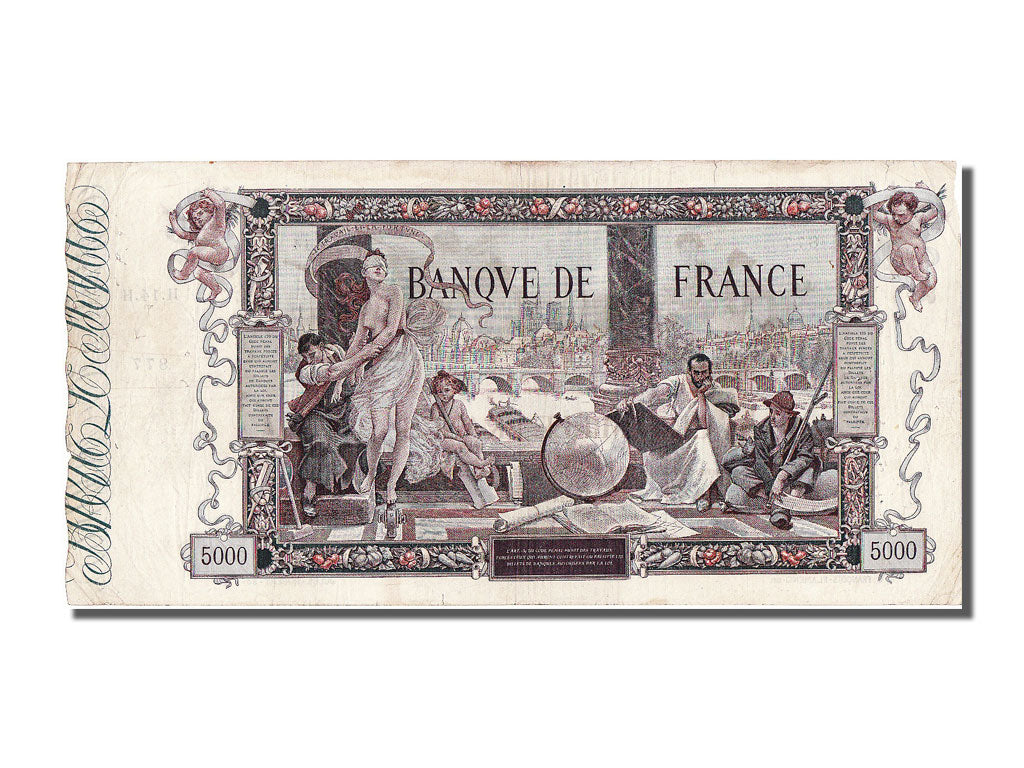 Billete, Francia, 5000 Francs, 5 000 F 1918 ''Flameng'', 1918, 1918-01-17, MBC