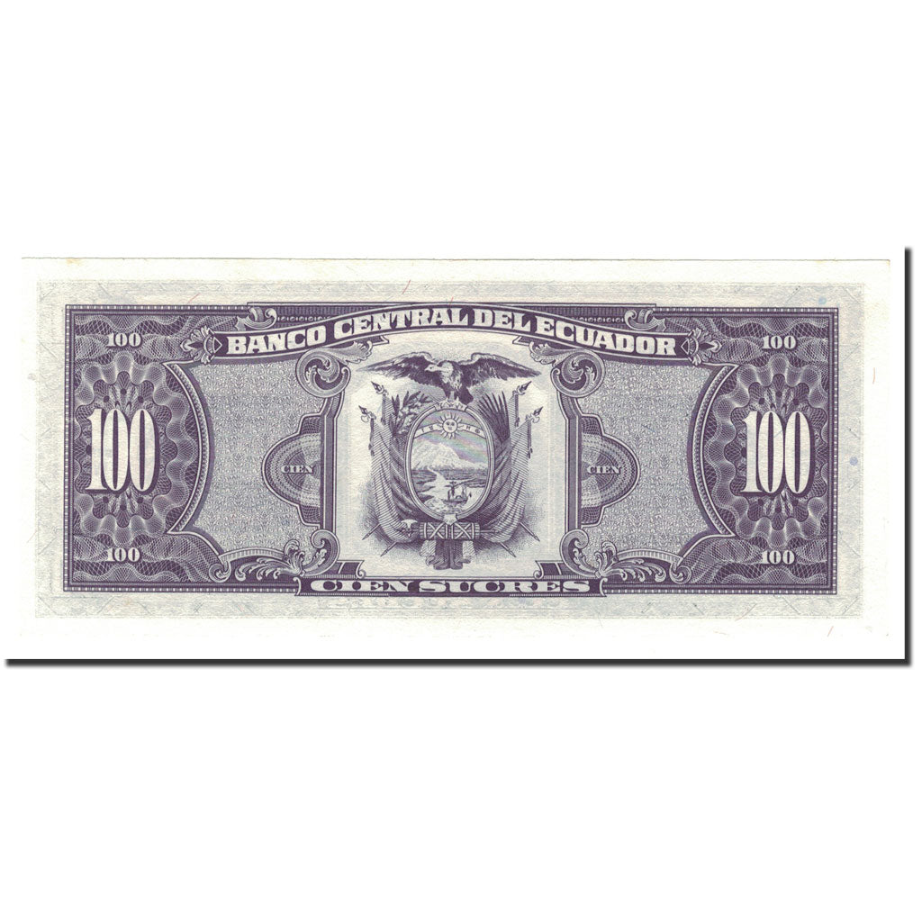 Banknote, Ecuador, 100 Sucres, 1994, 1994-02-21, KM:123Ac, UNC(65-70)
