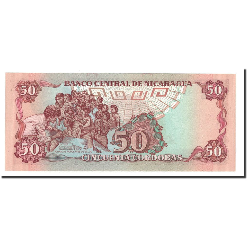 Billete, 50 Cordobas, 1985, Nicaragua, KM:153, UNC