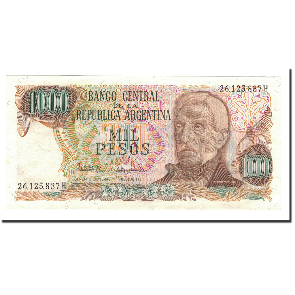 Biljet, Argentinië, 1000 Pesos, Undated (1976-83), KM:304c, NIEUW