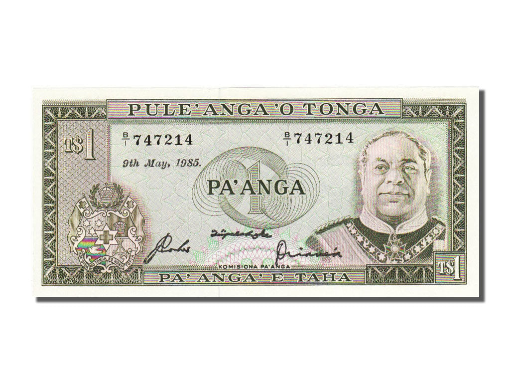 Geldschein, Tonga, 1 Pa'anga, 1985, 1985-05-09, UNZ