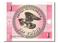 Banconote, Kirghizistan, 1 Tyiyn, FDS