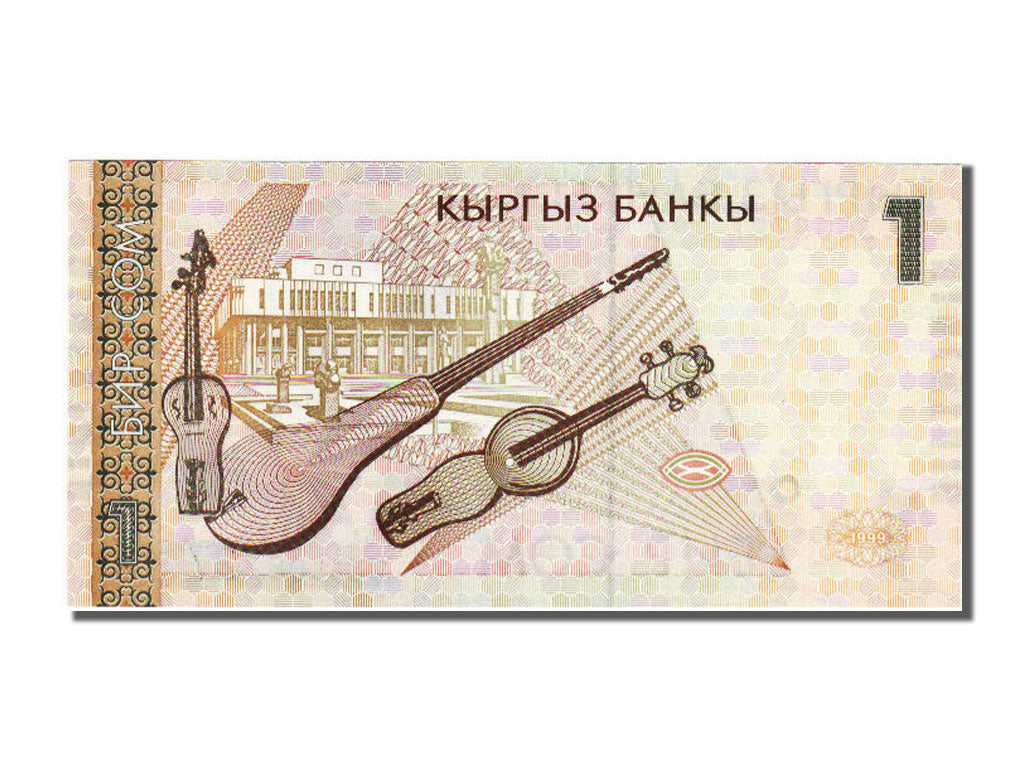 Banconote, Kirghizistan, 1 Som, 1999, FDS