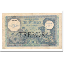 Billete, 500 Francs, 1943, Francia, KM:111, 1943-10-25, BC+, Fayette:VF 09.1)