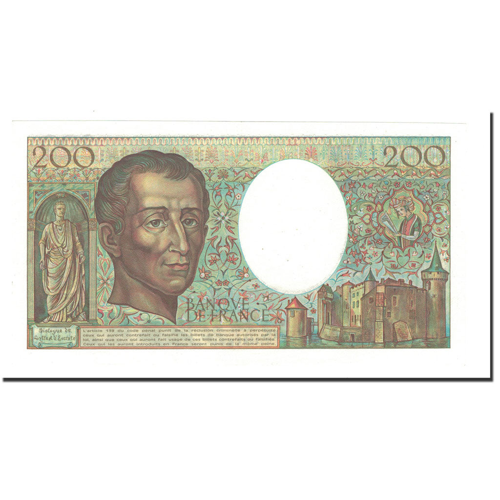 Francja, 200 Francs, Montesquieu, F.001, UNC(60-62)