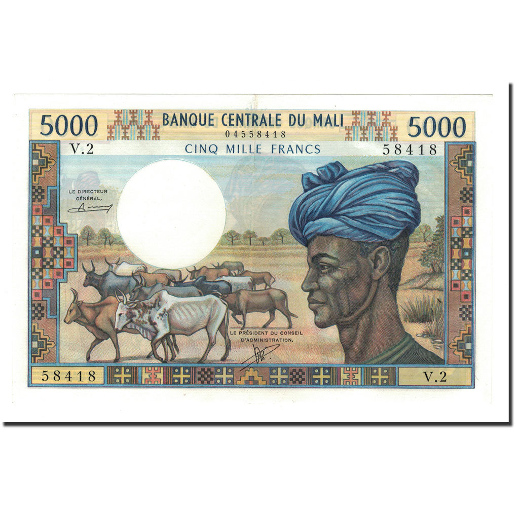 Mali, 5000 Francs, UNC(60-62)