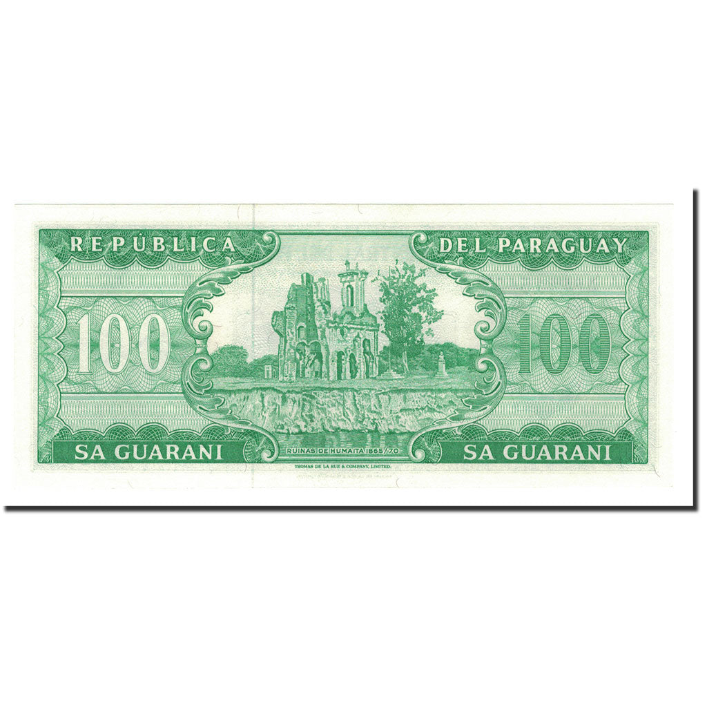 Paraguai, 100 Guaranies, UNC(65-70)