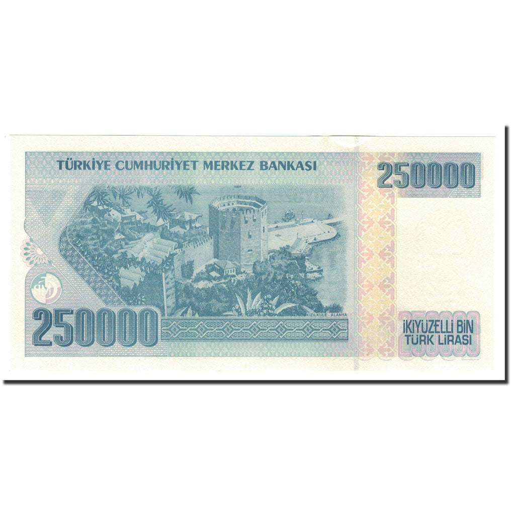 Geldschein, Türkei, 250,000 Lira, L.1970, 1998, KM:211, UNZ
