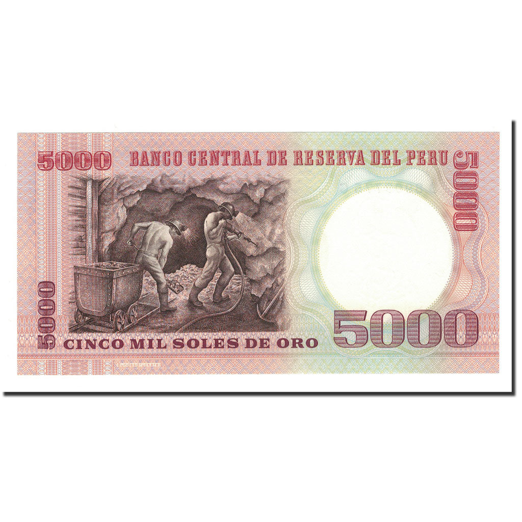 Perú, 5000 Soles De Oro, UNC