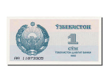Banconote, Uzbekistan, 1 Sum, 1992, FDS