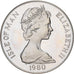 Coin, Isle of Man, Elizabeth II, Crown, 1980, Pobjoy Mint, MS(65-70), Silver