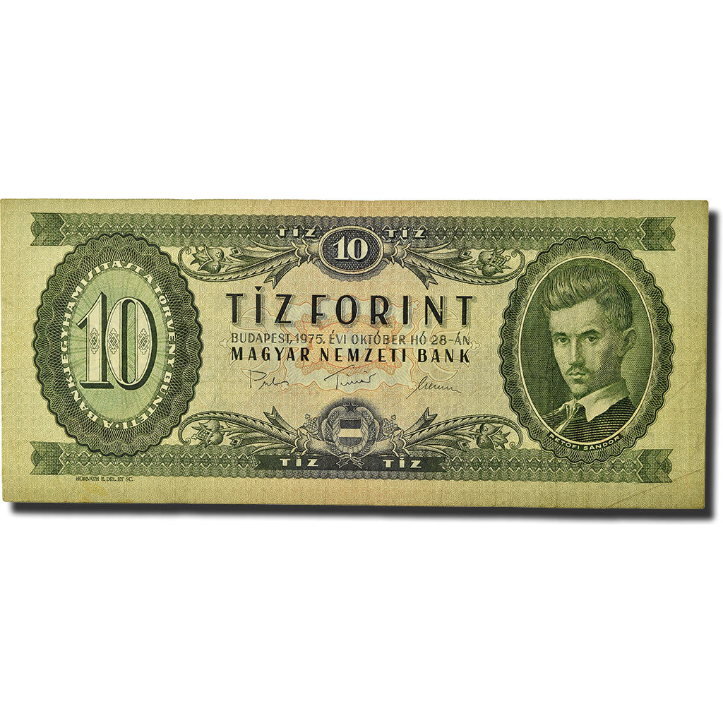 Billet, Hongrie, 10 Forint, 1978, 1978-10-26, KM:168e, TTB