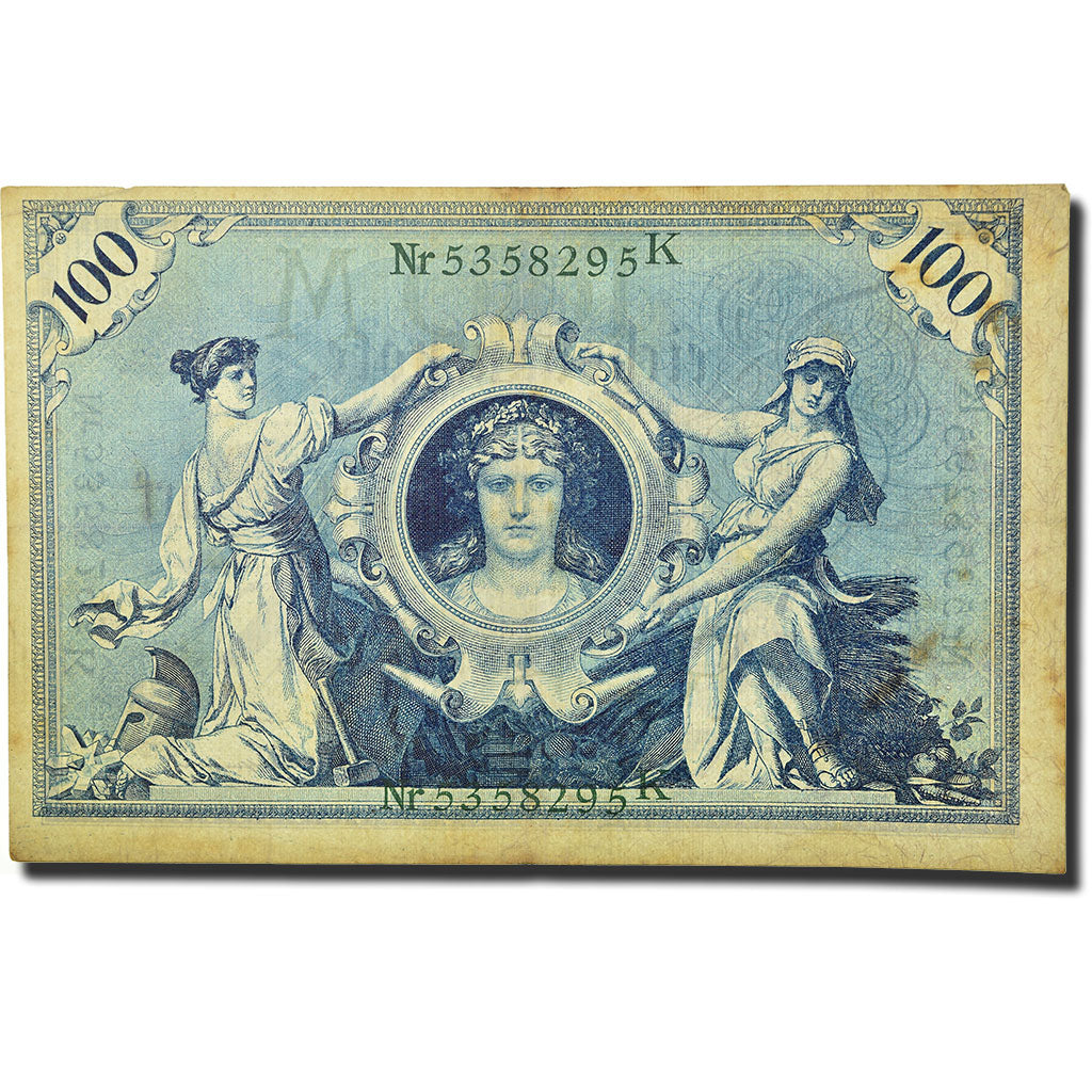 Billet, Allemagne, 100 Mark, 1908, 1908-02-07, KM:34, TTB