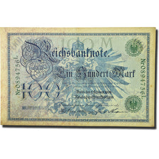 Billete, 100 Mark, 1908, Alemania, 1908-02-07, KM:34, MBC