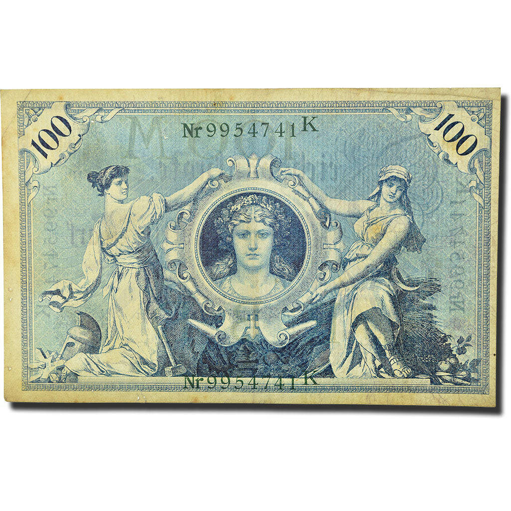 Billet, Allemagne, 100 Mark, 1908, 1908-02-07, KM:34, TTB