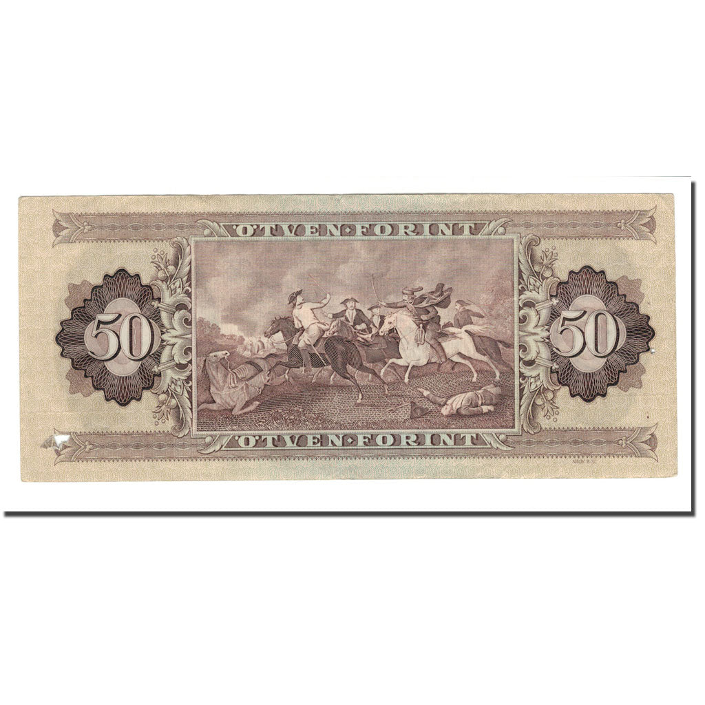 Billet, Hongrie, 50 Forint, 1980, 1980-09-30, KM:170d, TTB