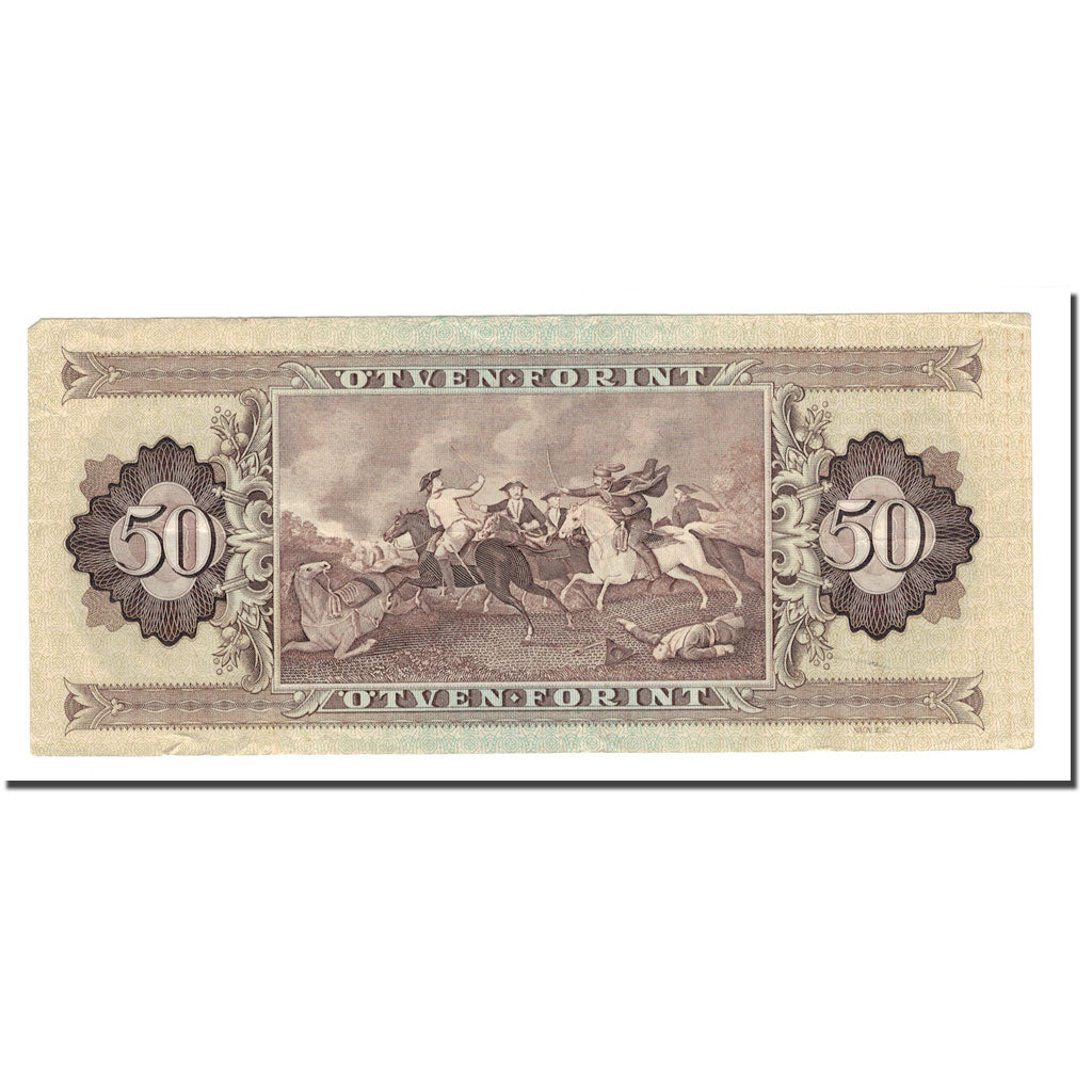Banknot, Węgry, 50 Forint, 1965-89, 1983-11-10, KM:170f, EF(40-45)