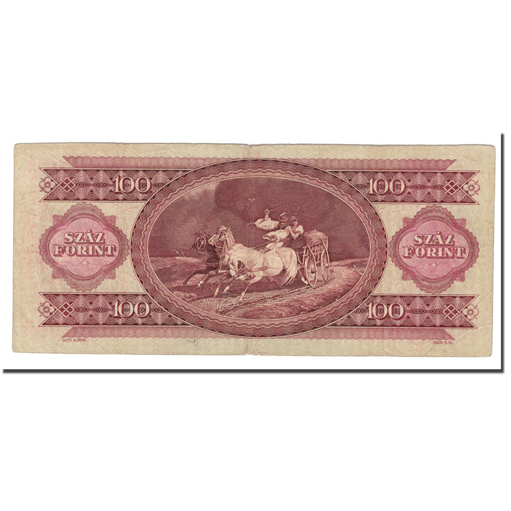 Banknot, Węgry, 100 Forint, 1957-89, 1984-10-30, KM:171g, VF(20-25)