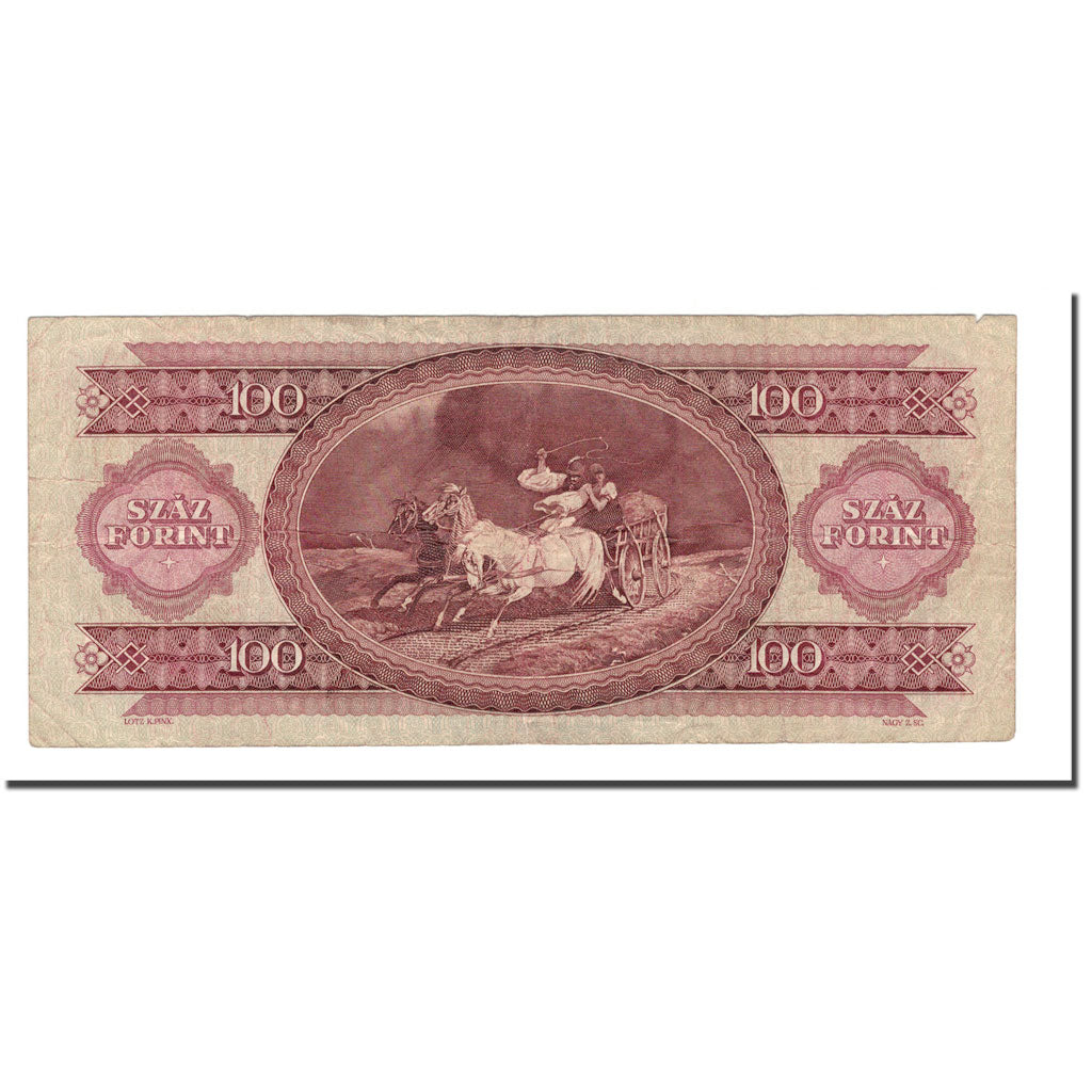 Banknote, Hungary, 100 Forint, 1992-1995, 1992-01-15, KM:174a, VF(20-25)