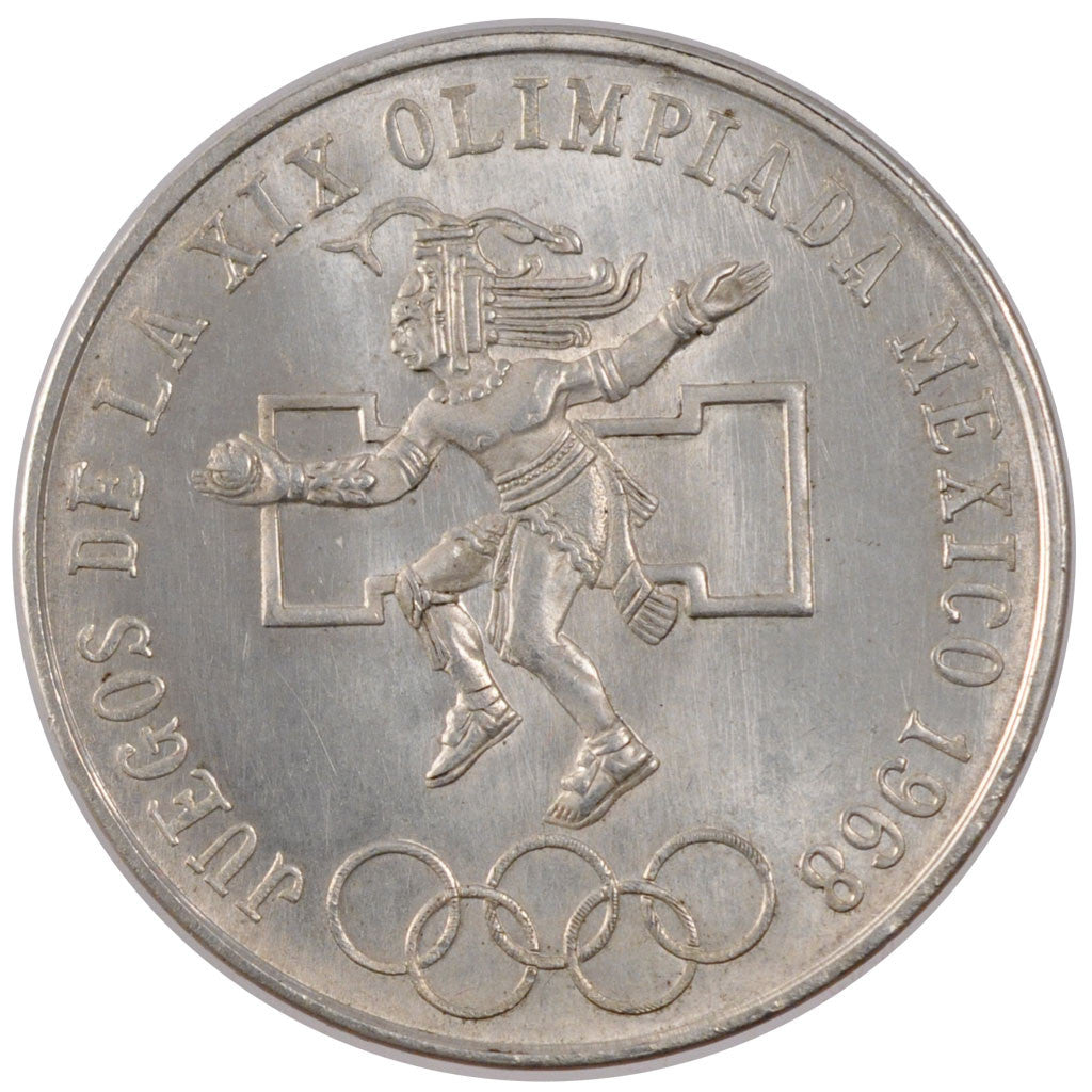 Coin, Mexico, 25 Pesos, 1968, Mexico, MS(60-62), Silver, KM:479.1