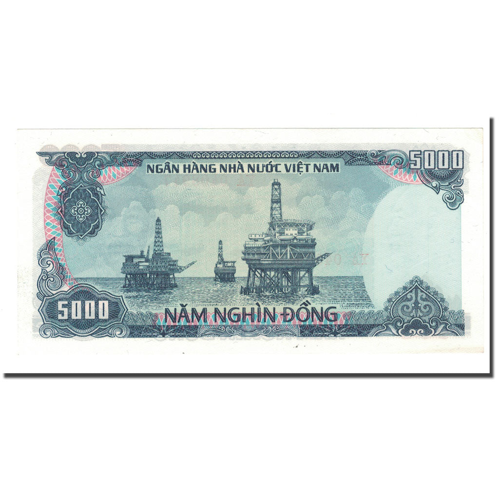 Banknot, Wietnam, 5000 D<ox>ng, 1991, 1992, KM:104a, UNC(65-70)