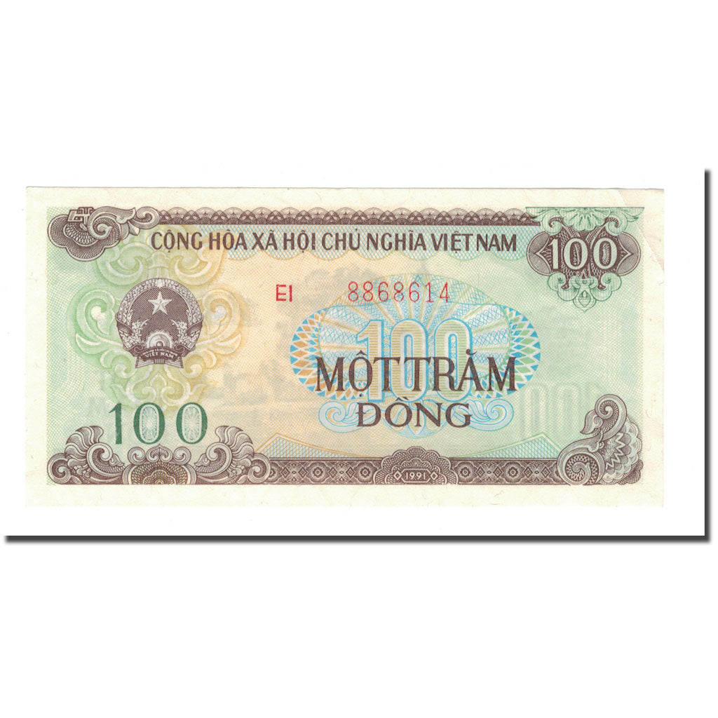 Banknot, Wietnam, 100 D<ox>ng, 1991 (1992), KM:105b, UNC(65-70)
