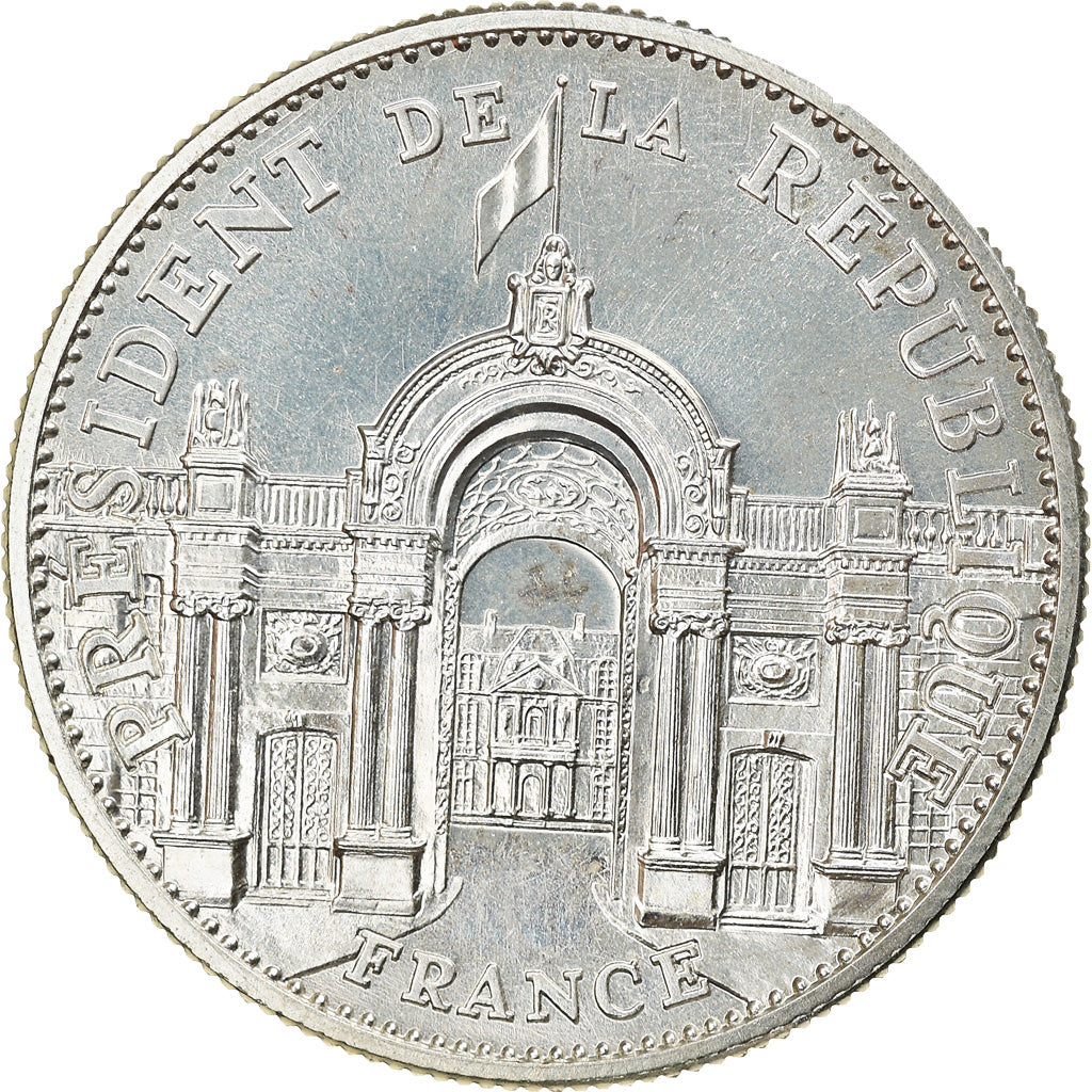 Francia, medaglia, Les Présidents de la République, François Mitterrand