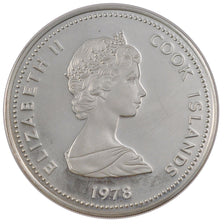 Coin, Cook Islands, Elizabeth II, 10 Dollars, 1978, MS(65-70), Silver, KM:21