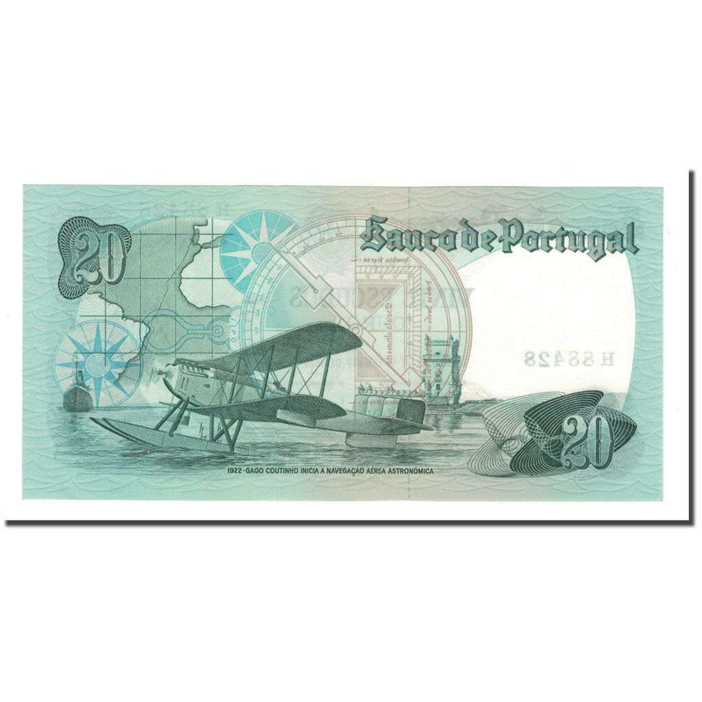 Billete, 20 Escudos, 1978, Portugal, 1978-09-13, KM:176a, UNC