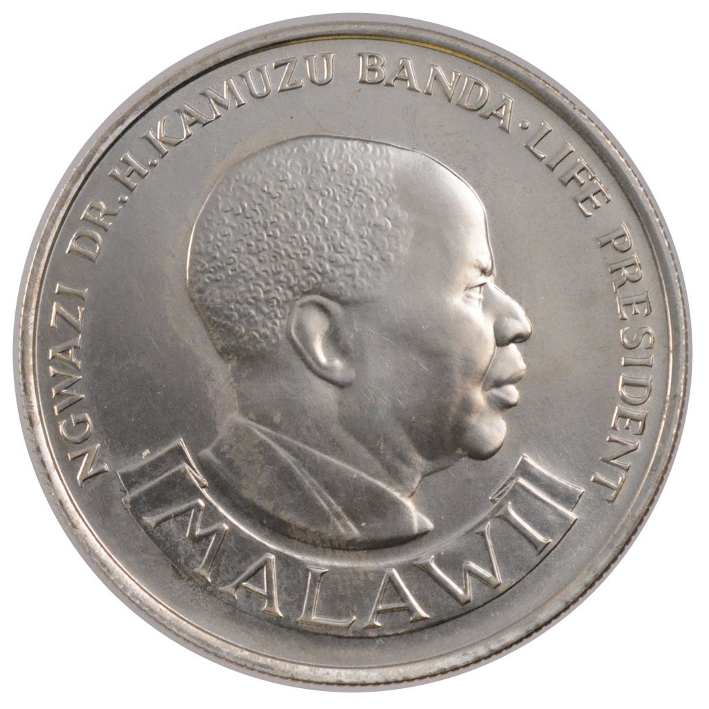 Monnaie, Malawi, 10 Kwacha, 1974, SUP+, Argent, KM:13