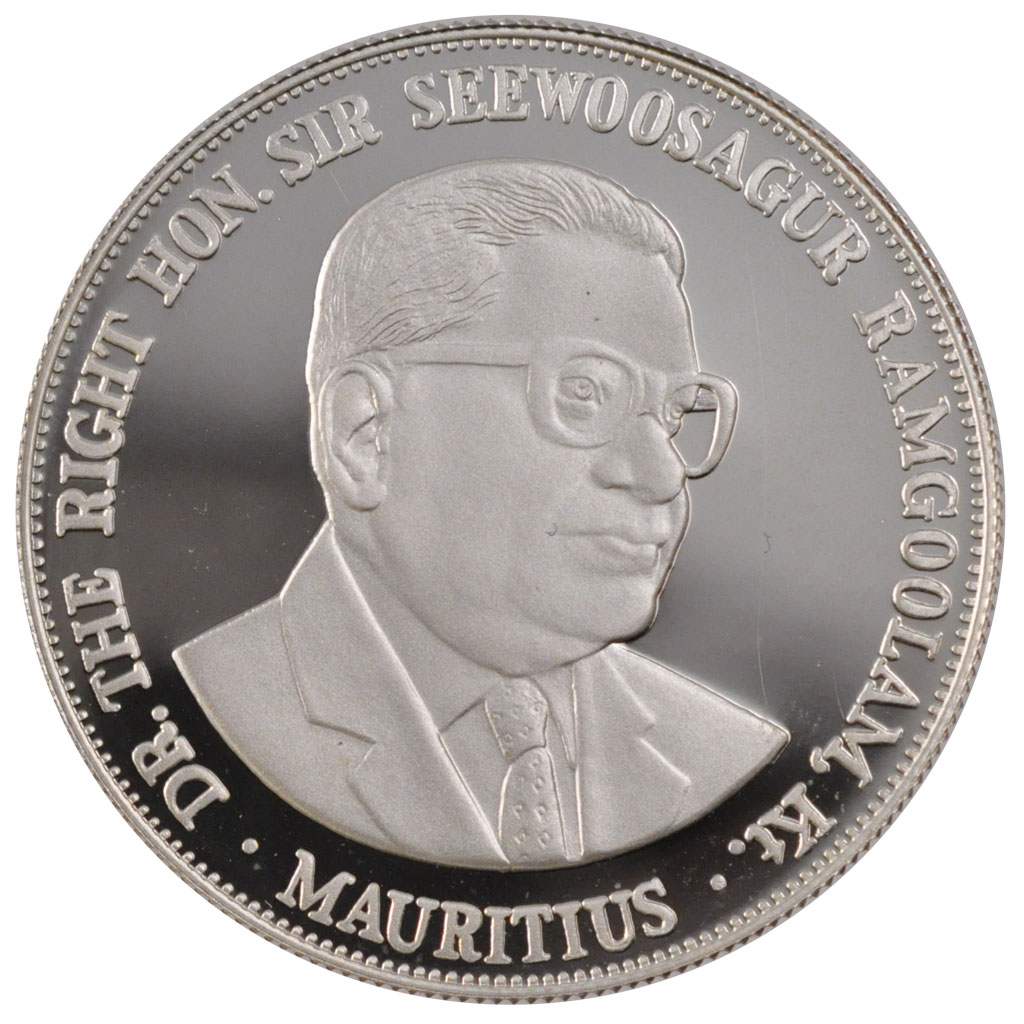 Moneta, Mauritius, 25 Rupees, 1978, FDC, Argento, KM:44