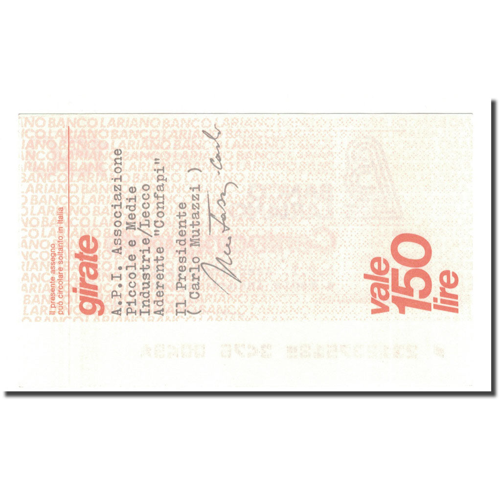 Billete, 150 Lire, 1977, Italia, 1977-01-10, UNC