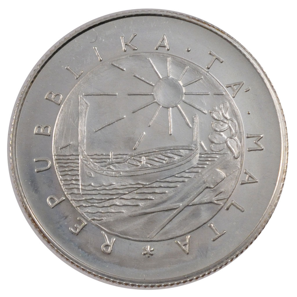 Monnaie, Malte, 2 Pounds, 1977, La Valette, SUP+, Argent, KM:46