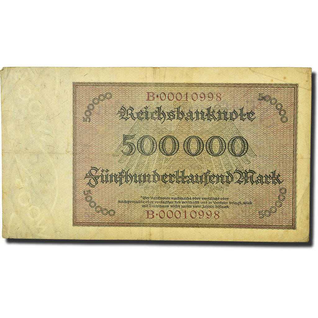 Banknote, Germany, 500,000 Mark, 1923, 1923-05-01, KM:88a, VF(20-25)