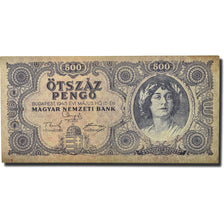 Banknote, Hungary, 500 Pengö, 1945, 1945-05-15, KM:117a, UNC(63)