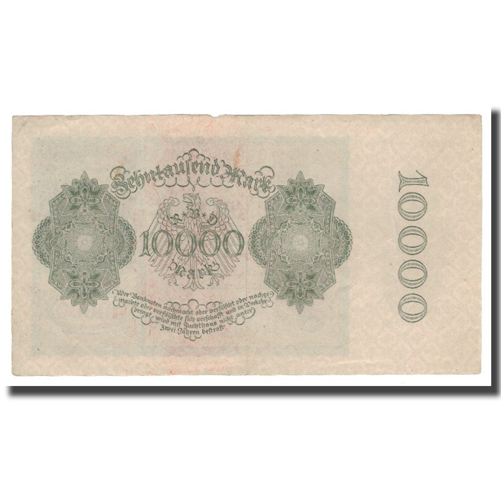 Geldschein, Deutschland, 10,000 Mark, 1922, 1922-01-19, KM:72, SS