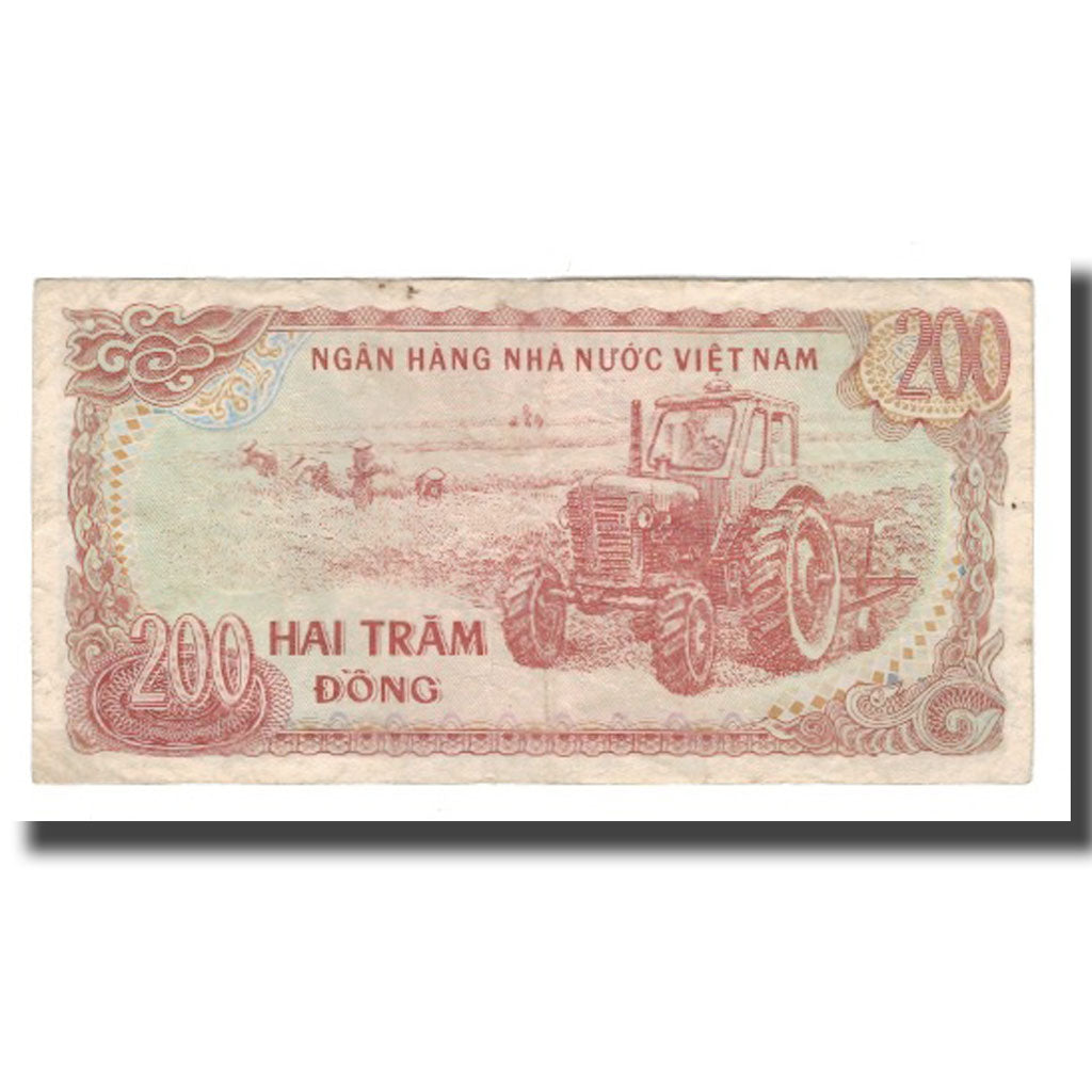 Banknot, Wietnam, 200 D<ox>ng, 1987, Undated, KM:100a, VF(30-35)