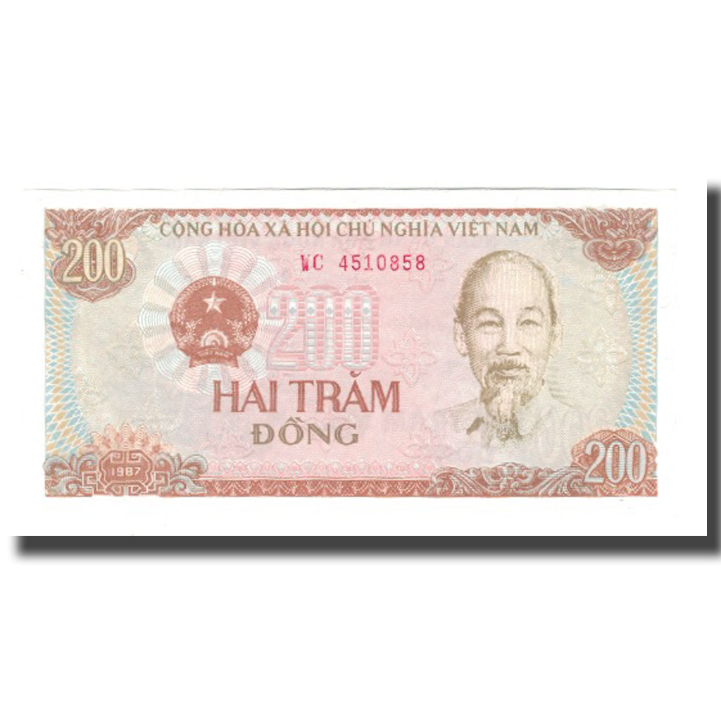 Billet, Viet Nam, 200 D<ox>ng, 1987, KM:100a, NEUF