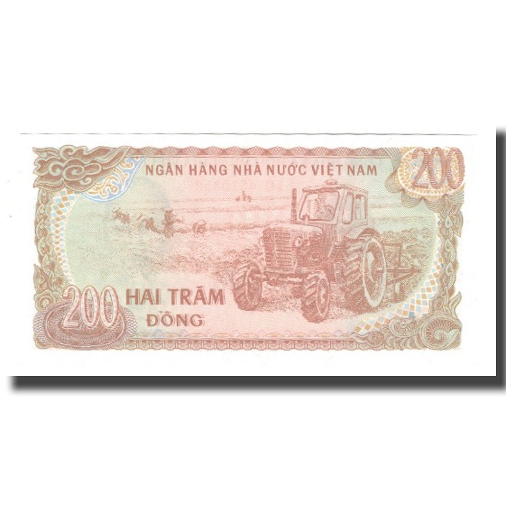 Billet, Viet Nam, 200 D<ox>ng, 1987, KM:100a, NEUF