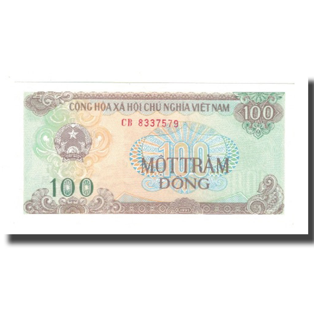 Billet, Viet Nam, 100 Dông, 1991, KM:105a, SUP+