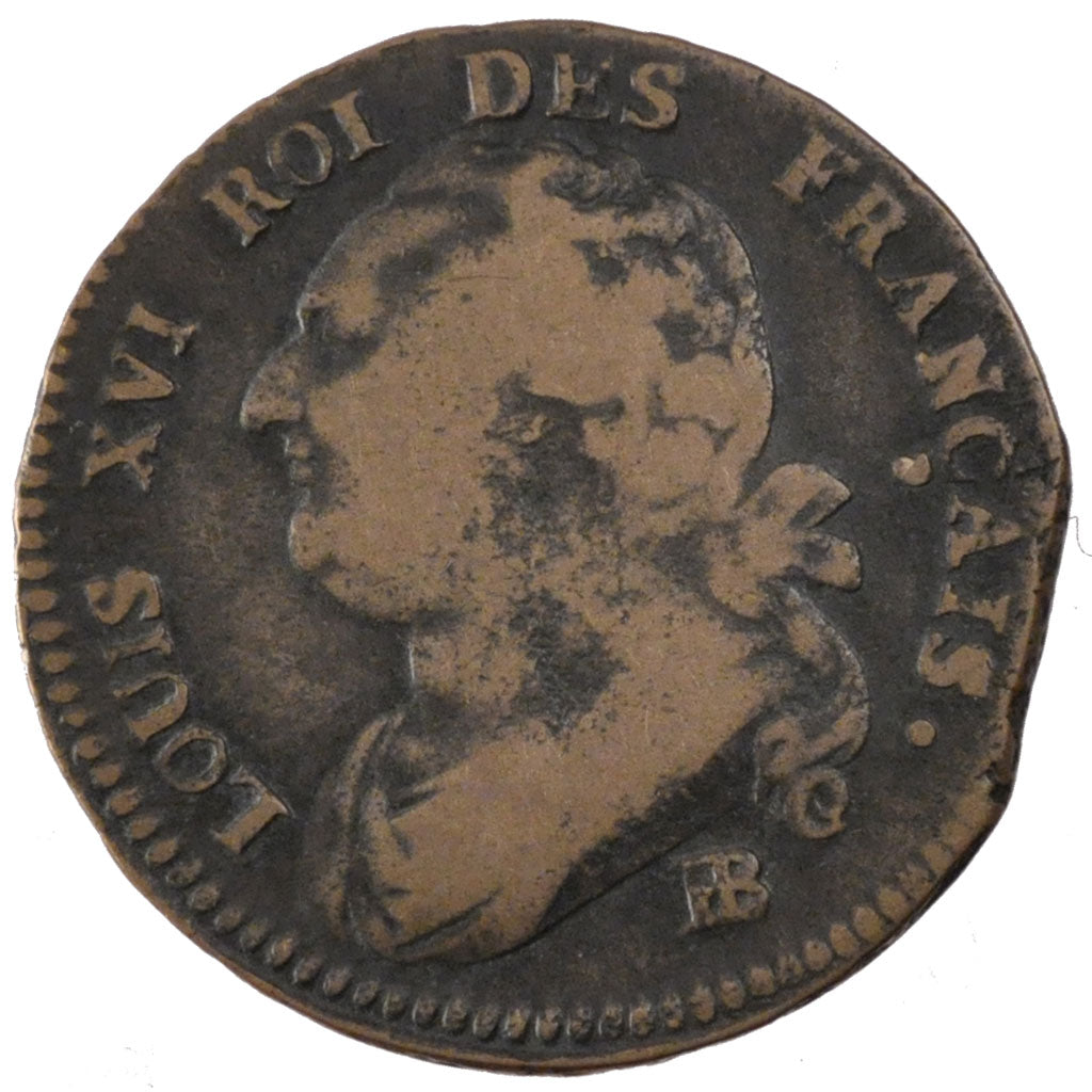 Münze, Frankreich, 12 deniers français, 12 Deniers, 1792, Strasbourg, S