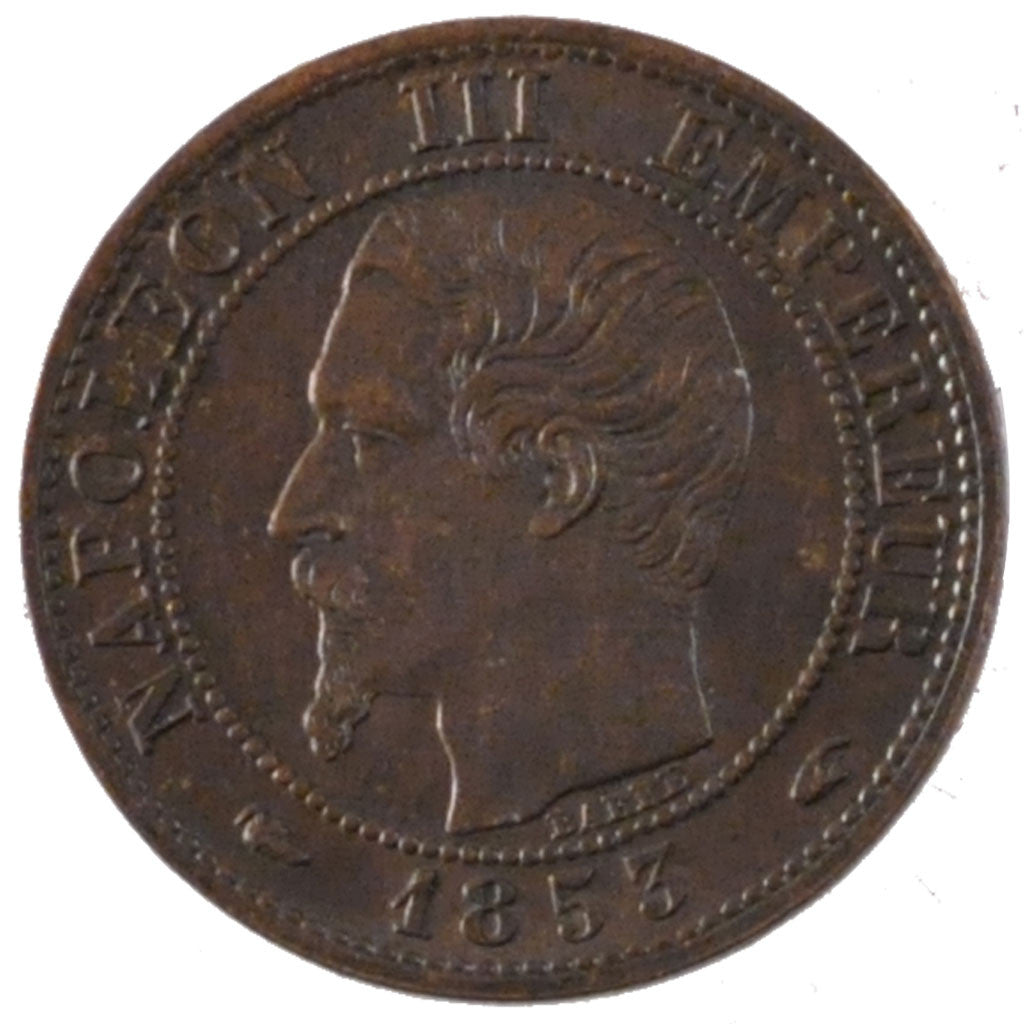 Coin, France, Napoleon III, Napoléon III, Centime, 1853, Paris, MS(60-62)